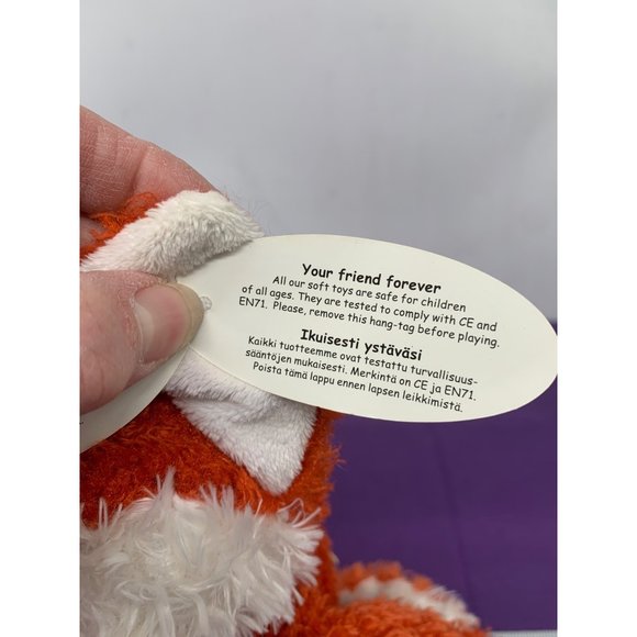 TeddyKomplaniet Forest Friends Red Fox 12” Plush Stuffed Animal Plastic Eyes - Picture 9 of 13